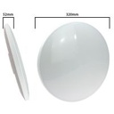 NYMPHEA BLACK & WHITE RINGS 24W WW 230V 115ST IP54 FI320X52 WHITE/BLACK ROUND