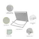 NOCTIS LUX 3 FLOODLIGHT 50W NW 230V IP65 180X140X27MM WHITE