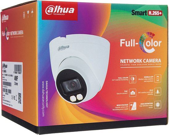 Dahua HDW2439T-AS-LED-S2 Full-color Eyeball IP Camera 4MP