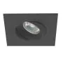 Noxion Inbouw Spot Boxi MR16 Kantelbaar Zwart | Zaagmaat 80mm - GU10 Fitting