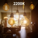 Specificaties Noxion Pro Classic LED E27 Globe Filament Amber 125mm 8W 710lm - 822 Zeer Warm Wit | Dimbaar - Vervangt 60W