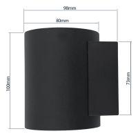 SQUALLA G9 IP20 BLACK GOLD TUBE