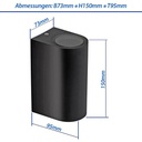 PARETE GU10 X2 250V IP54   BLACK
