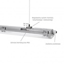 LIMEA LED TUBE TRI PROOF FIXTURE 2X60CM IP65