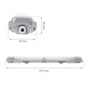 LIMEA LED TUBE TRI PROOF FIXTURE 2X60CM IP65