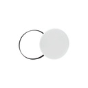 NYMPHEA BLACK & WHITE RINGS 18W CW 230V 115ST IP54 FI250X52 WHITE/BLACK ROUND