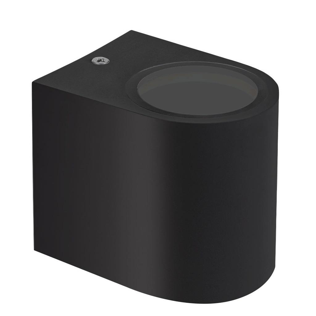 PARETE GU10 X1  IP54 80 X73 X95MM BLACK