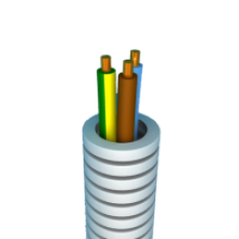 VOORBEDRADE BUIS PREFLEX VOB H07V-U 3G1.5 DIAMETER 16MM D16 ROL 100M R100