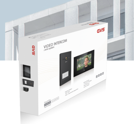 VIDEOFONIE MET 2 DRAAD DEURSTATION MET CAMERA